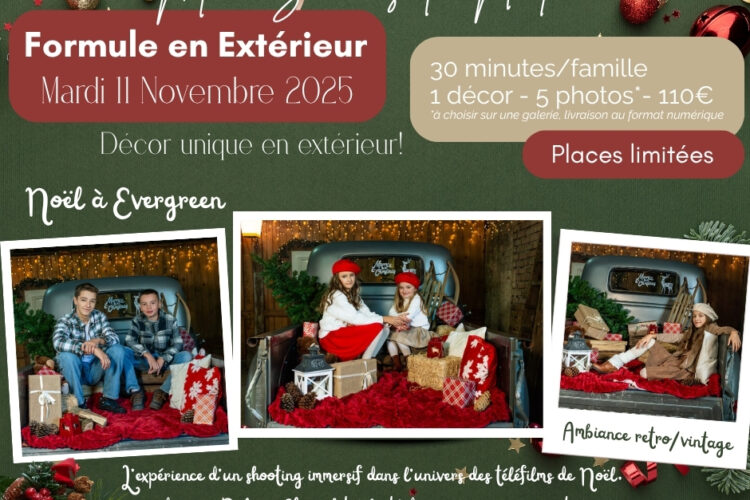 Publicité Mini Séances de Noël